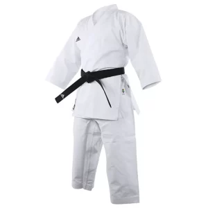 Adidas 190cm Club Karate Uniform, Brilliant White
