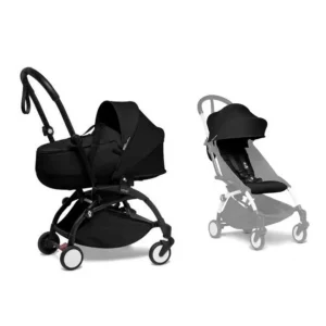 Babyzen BZ10109-02 YOYO2 Complete Stroller Set Black Frame With Newborn Pack