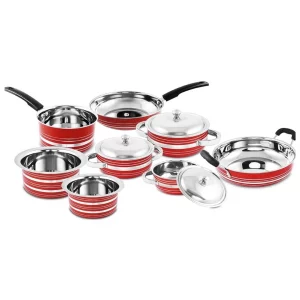 Classic Essential 14 PCS Stainless Steel Cookware Set CV-SV114