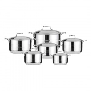 Elegance Mohebbi Clegance Mohebbi Stainless Steel Cookware Set 6PCS SA4106T12A