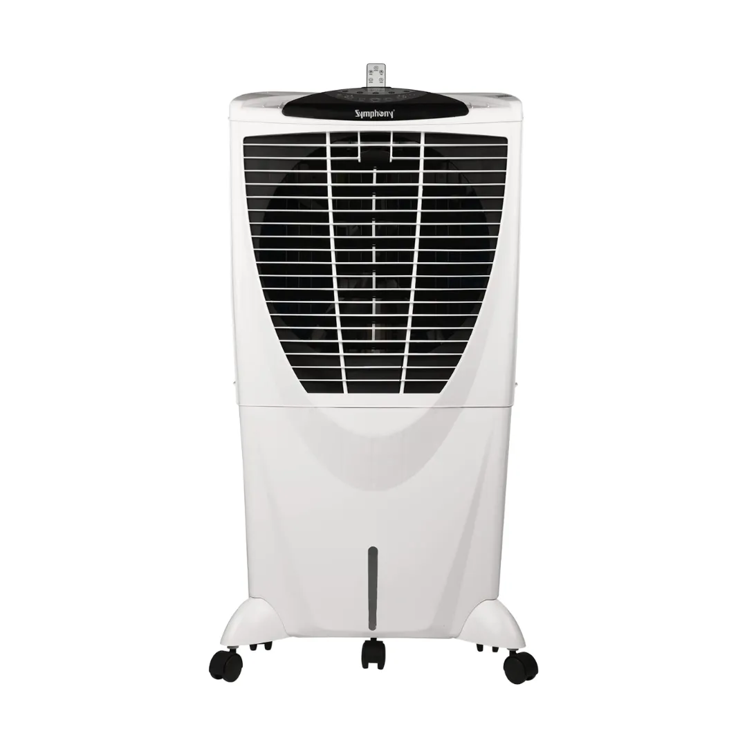 Beat the Dubai heat without breaking the bank: Symphony Air Cooler Winter XL Escape the scorching Dubai heat this season with the Symphony Air Cooler Winter XL, your pocket-friendly path to ultimate comfort. Experience the budget-friendliest cooling solution in the UAE, delivering icy blasts of air at the lowest price you'll find. Ditch the hefty AC bills and embrace the Symphony's cool embrace, all while staying kind to your wallet. This powerhouse cooler pumps out a refreshing 1350 m³/hr airflow, effortlessly blanketing your room in cool air. Forget stuffy, stagnant heat – the Winter XL's powerful oscillation ensures every corner gets its share of icy bliss. And the best part? It does all this while consuming minimal energy, making it the eco-conscious choice for your Dubai home. But the Symphony isn't just about saving money – it's about saving space too. Its sleek, compact design fits seamlessly into any room, whether it's your cramped apartment or your spacious villa. Plus, the handy caster wheels let you effortlessly roll it wherever the heatwave strikes. Imagine relaxing on your plush Dubai sofa, enveloped in a cocoon of cool air, the gentle hum of the Symphony a soothing lullaby. No more battling sweltering nights or sticky mornings – the Winter XL brings year-round comfort without breaking the bank. Upgrade your Dubai life to cool, affordable comfort. Choose the Symphony Air Cooler Winter XL – the budget-beating champSymphony Air Cooler Winter XL AC0DE312ion of desert chill.