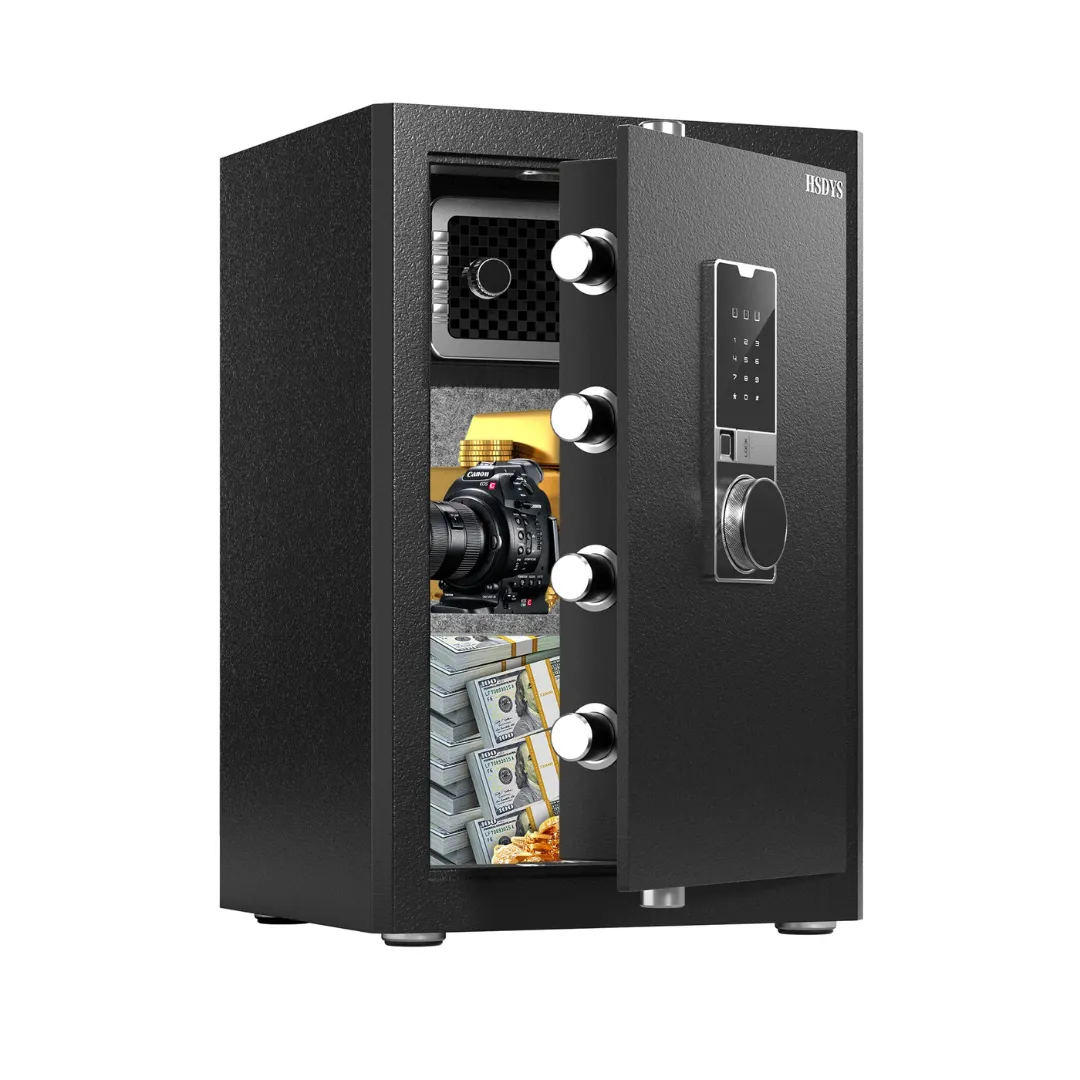 HSDYS HSDYS Deluxe Biometric Fingerprint Safe Box 2.3 Cubic Feet 00001207
