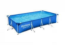Unbeatable value: We bring the lowest price in the UAE to your poolside. Ditch expensive in-ground options and enjoy the cool comfort of your own Bestway Splash Frame. It's budget-friendly fun for everyone. Built for family memories: Durable Tritech walls stand up to splashing and sunshine. The sturdy steel frame keeps things stable, letting you relax and enjoy the summer. No assembly tools needed, just fill and dive into refreshing fun. Simple pleasures, endless fun: Splash, swim, or float away the day. This pool's the perfect size for backyard games, cooling off, or simply soaking up the sun. Make unforgettable memories without breaking the bank. Bestway quality, lowest price: We don't skimp on quality, even at the lowest price in the UAE. The Bestway Splash Frame Pool is built for summer after summer of fun. Invest in laughter, not a hefty price tag. Cool down, splash in, save big: Make this summer one to remember with the Bestway Family Splash Frame Pool. Affordable fun for the whole family, right in your own backyard. Order yours today and start soaking up the summer savings!