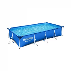Unbeatable value: We bring the lowest price in the UAE to your poolside. Ditch expensive in-ground options and enjoy the cool comfort of your own Bestway Splash Frame. It's budget-friendly fun for everyone. Built for family memories: Durable Tritech walls stand up to splashing and sunshine. The sturdy steel frame keeps things stable, letting you relax and enjoy the summer. No assembly tools needed, just fill and dive into refreshing fun. Simple pleasures, endless fun: Splash, swim, or float away the day. This pool's the perfect size for backyard games, cooling off, or simply soaking up the sun. Make unforgettable memories without breaking the bank. Bestway quality, lowest price: We don't skimp on quality, even at the lowest price in the UAE. The Bestway Splash Frame Pool is built for summer after summer of fun. Invest in laughter, not a hefty price tag. Cool down, splash in, save big: Make this summer one to remember with the Bestway Family Splash Frame Pool. Affordable fun for the whole family, right in your own backyard. Order yours today and start soaking up the summer savings!