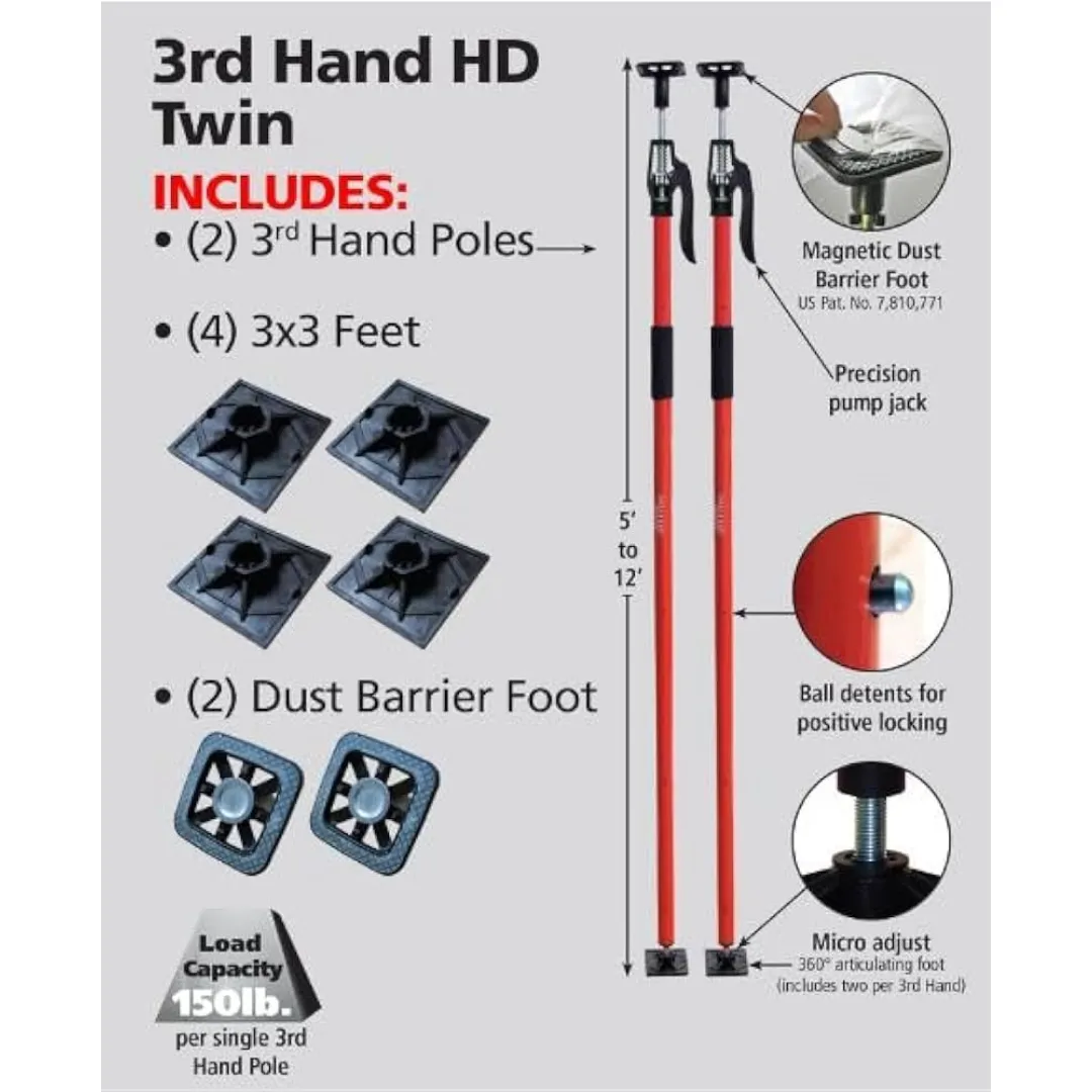 Laserjamb Support System Twin Pack 3rd hand Inside 2Pack 3HAND5