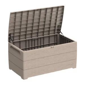 Cosmoplast Cedargrain 416L Deck Storage Box IFOFCB006CG