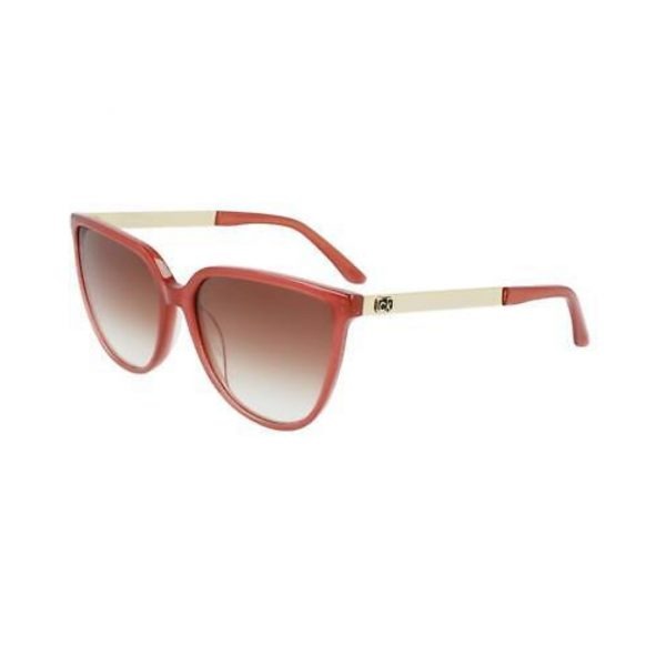 Calvin Klein CK21706S Milky Persimmon Cateye Women Sunglasses