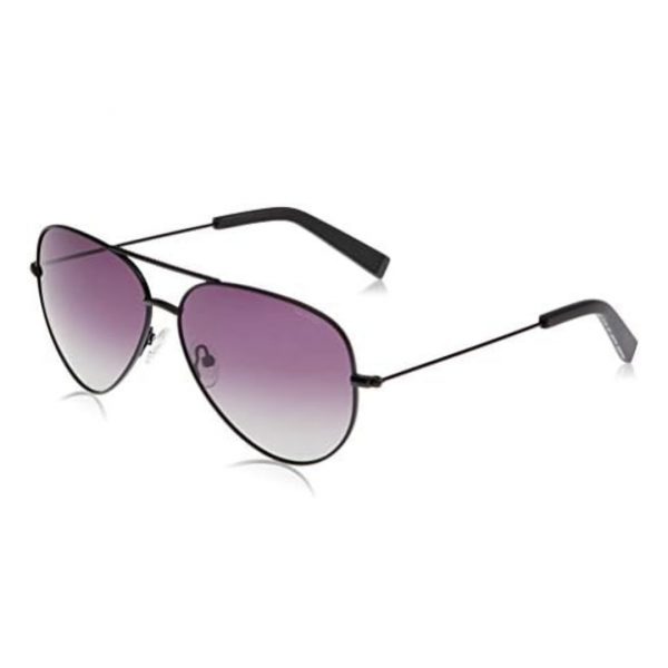 Nautica N4639SP Black Aviator Men Sunglasses